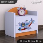 Nočna omarica Happy babies Letalo 45 SZN1